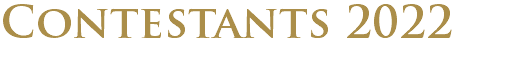Contestants 2022